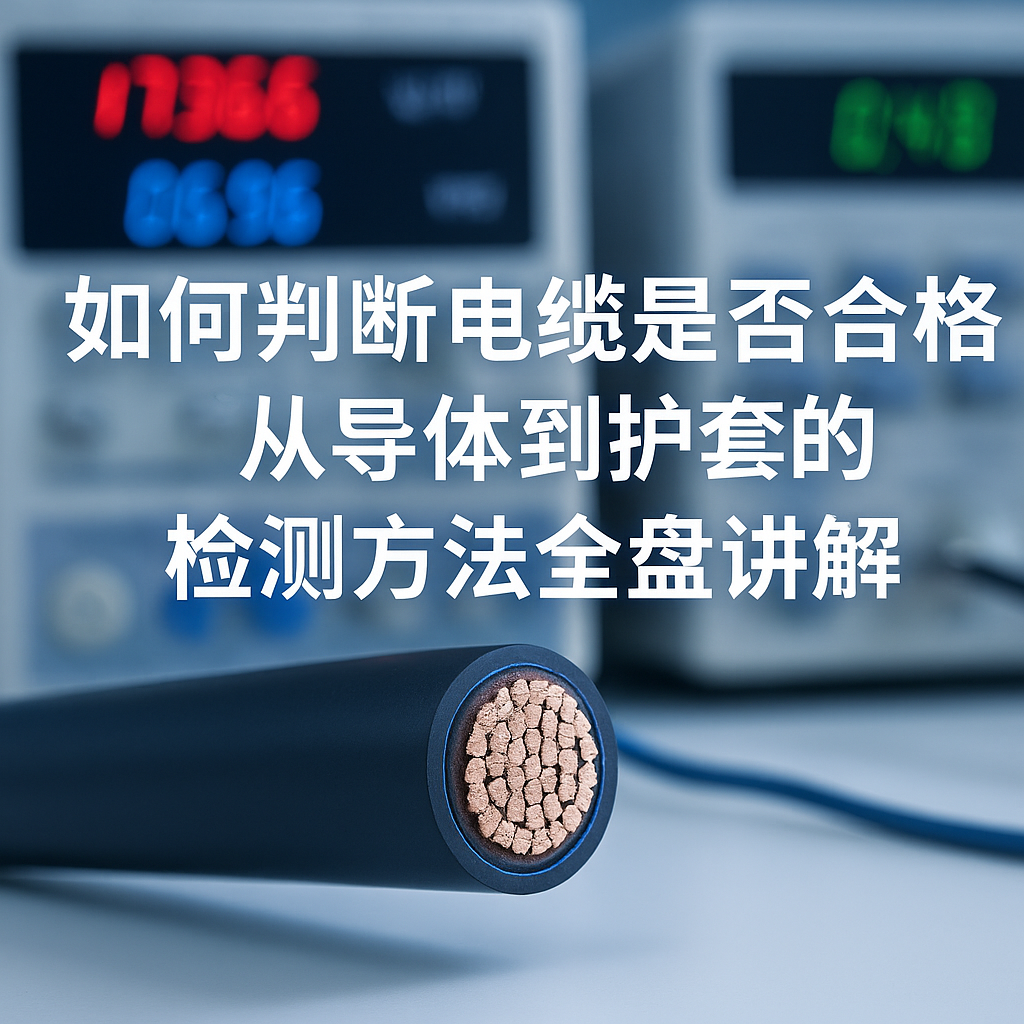 若何判断电缆是否合格？？？？？？？从导体到护套的检测步骤全盘解说