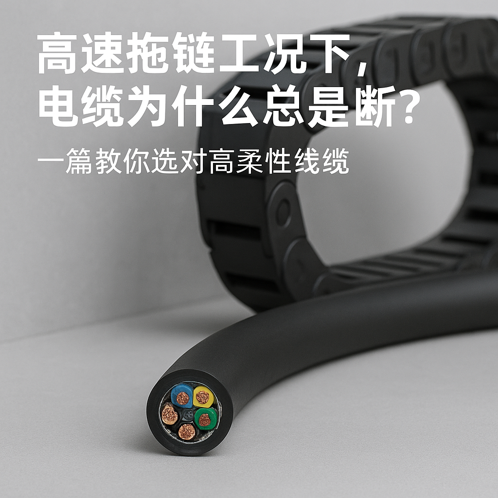 高速拖链工况下，，，，，，，，电缆为什么总是断？？？？？？？一篇教你选对高柔性线缆