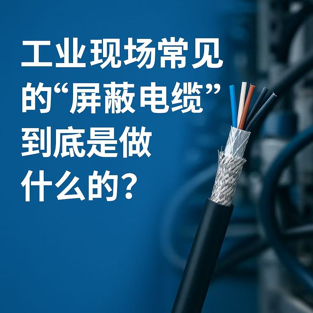工业现场常见的“屏蔽电缆”到底是做什么的？？？？？？？