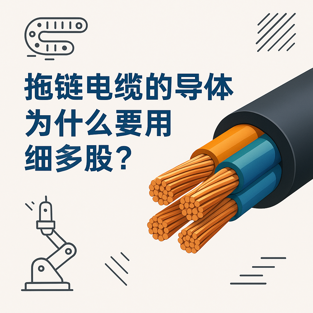拖链电缆的导体为什么要用细多股？？？？？？